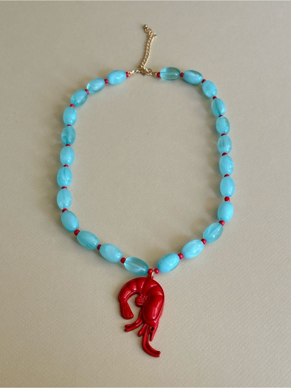 Shrimp Necklace S1431 - Picture 3 of 4